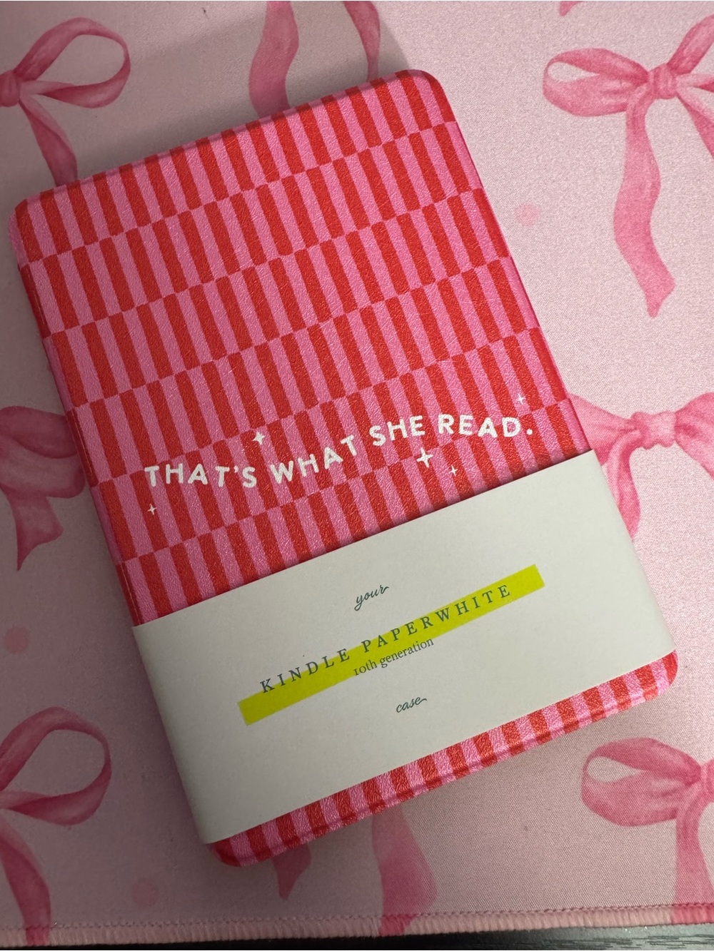 Page That’s What She Read Kindle Case - Fits 10th Gen Paperwhite